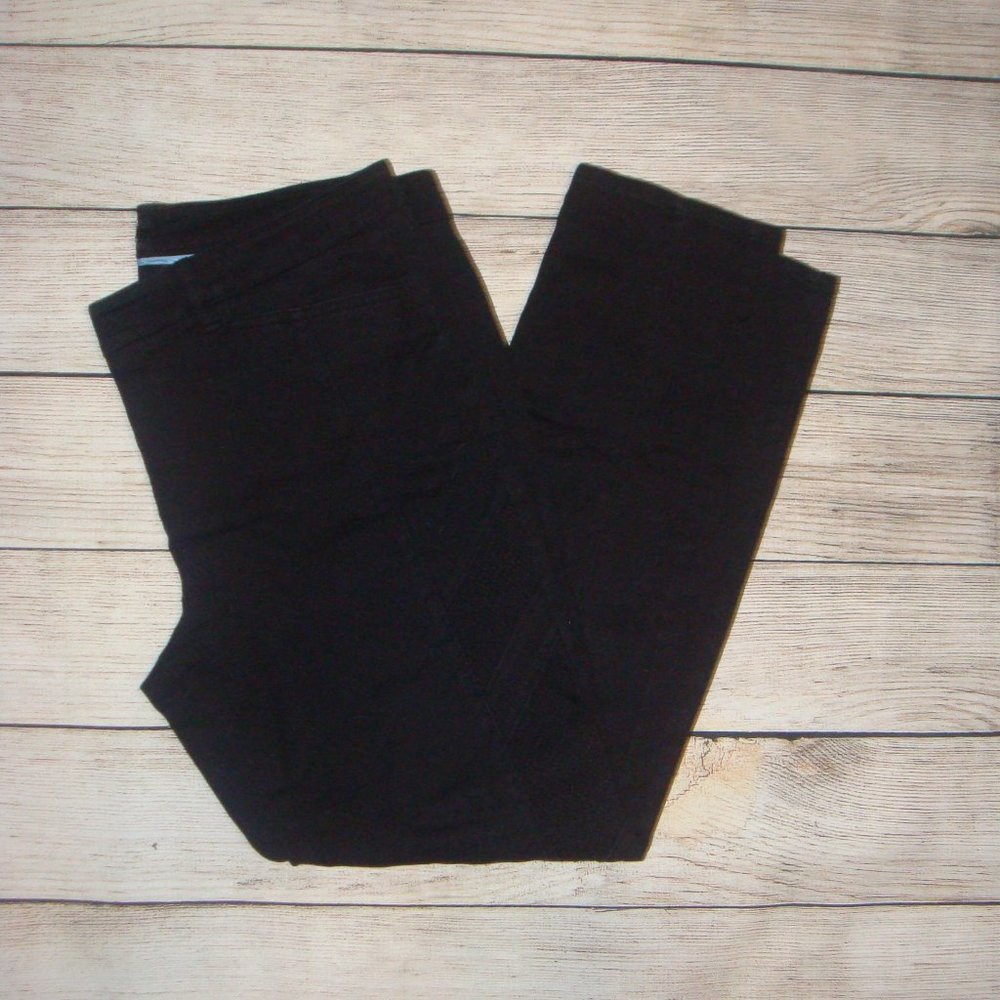 APT 9 Black Modern Fit Moto Style Pants 12